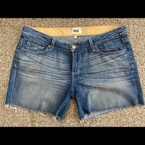 Paige -  jimmy denim shorts size 29